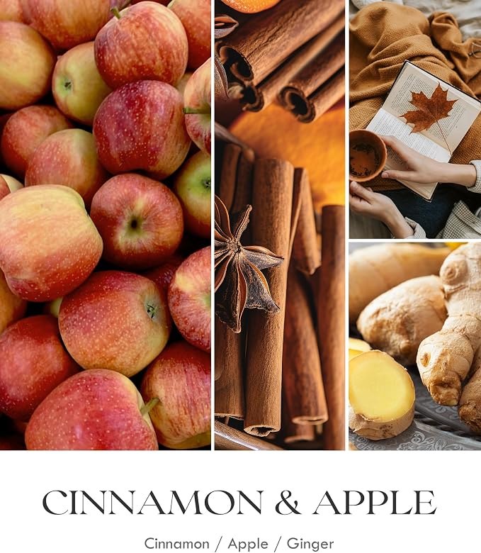 AOOVOO Apple Cinnamon Candles - 22 oz Scented Candles - Image 5