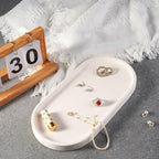 Koville Creamy White Marble Tray - Image 5