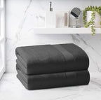 Belizzi Home Premium Cotton Oversized 2 Pack Bath Sheet 35x70-100% Pure Cotton - Image 3