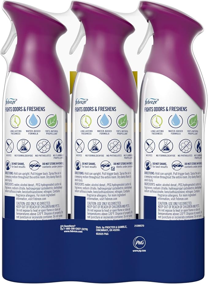 Febreze Air Mist, Air Freshener Spray, Odor Fighting Room Spray, Deodorizer - Image 13