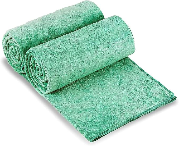 JML Large Bath Towels Set, 2 Pack, Microfiber Body Towels by JML