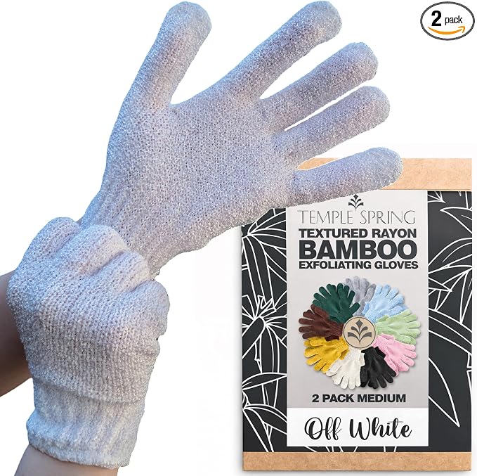 Temple Spring Shower Gloves Exfoliating by TempleSpring%7CRelaxRefreshRecharge