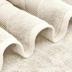 White Classic Luxury Soft Ivory Bath Sheet Towels - Image 3