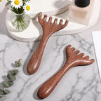 2 PCS Wood Scalp Massager Portable Head Scratcher Massage Comb Head Massage - Image 7