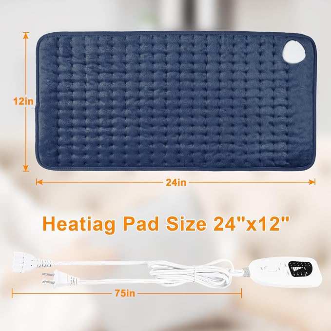 Deepsoon Heating Pad, Electric Heating Pads - Image 8