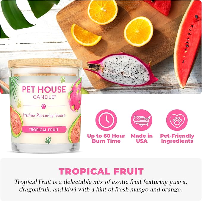 Pet House Candles, Clean Burning, Long Lasting Pet Odor Candles, Plant-Based - Image 2