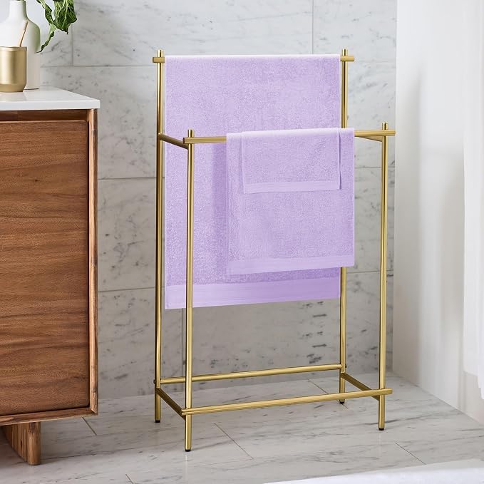 Ultra Soft 3 Pack Cotton Towel Set, Contains a Bath Towels 28x55 inch, a Hand - Image 4