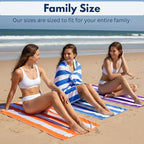 BolBom*S Beach Towels 6 Pack Large 30x60-100% Cotton Beach & Pool Towels Bulk - Image 4