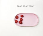 Pink Small Tray, Oval Tray for Bathtub Bathroom Vanity Items, Countertop - Image 5