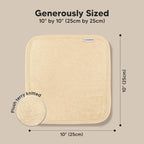6-Pack Baby Washcloths – Soft Absorbent Viscose from Bamboo Washcloths - Image 4