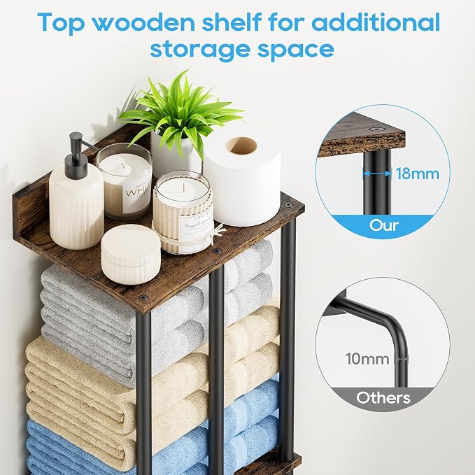 Towel Racks for Bathroom Wall Mounted - Image 7