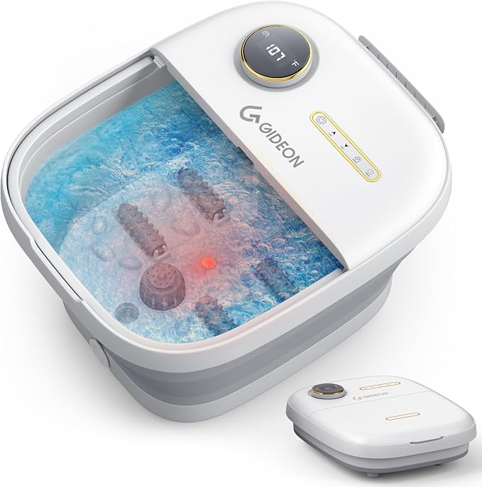 Gideon Foot Spa Massager & Heated Foot Bath, Luxury Therapeutic Massager by Gideon