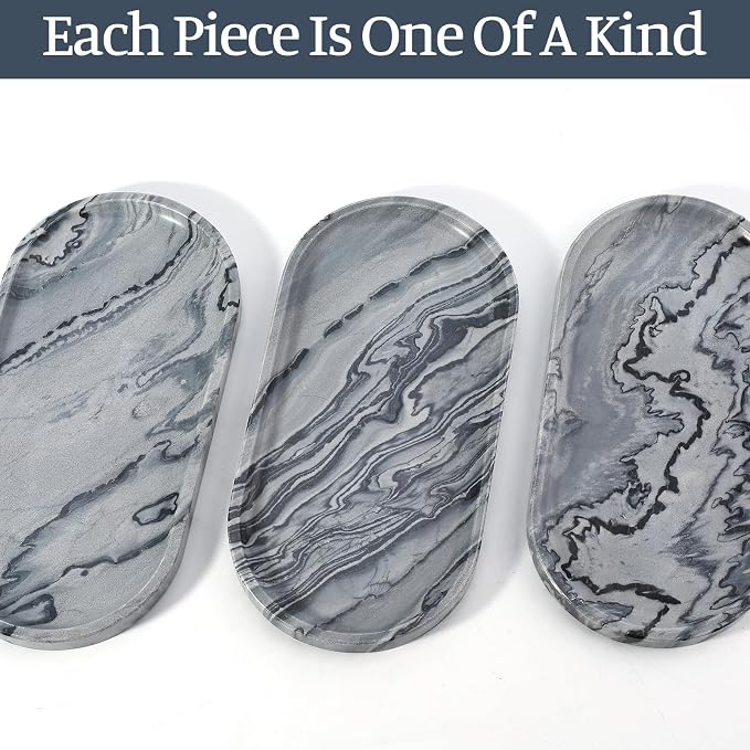 Koville Natural Marble Tray, Catchall - Image 6