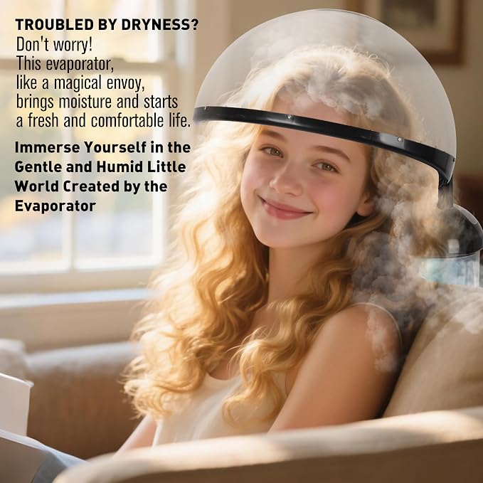 KINLITO 2-in-1 Hair and Face Steamer, Hair Steamer Humidifier - Image 2