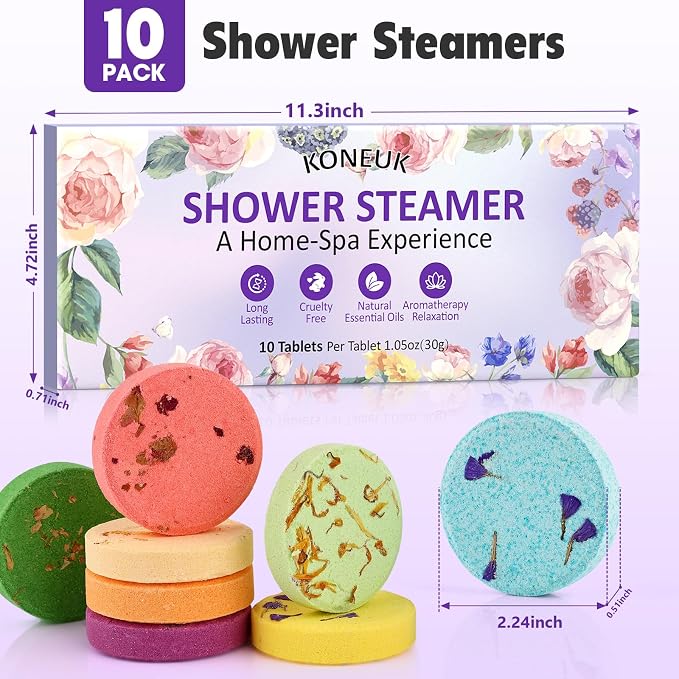 10 Pack Shower Steamers Aromatherapy Gifts - Image 2