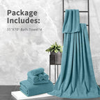 Extra Large Bath Towel Set of 4, Oversized Bath Sheet Super Soft Highly - Image 7