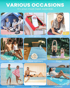 Antfuny 2 Pack Turkish Beach Towel Quick Dry Absorbent Lightweight Thin - Image 8