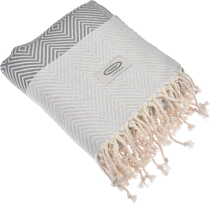 Personalized Embroidered Beach Towel | Throw Blanket, Easy Carry, Sand Free - Image 3