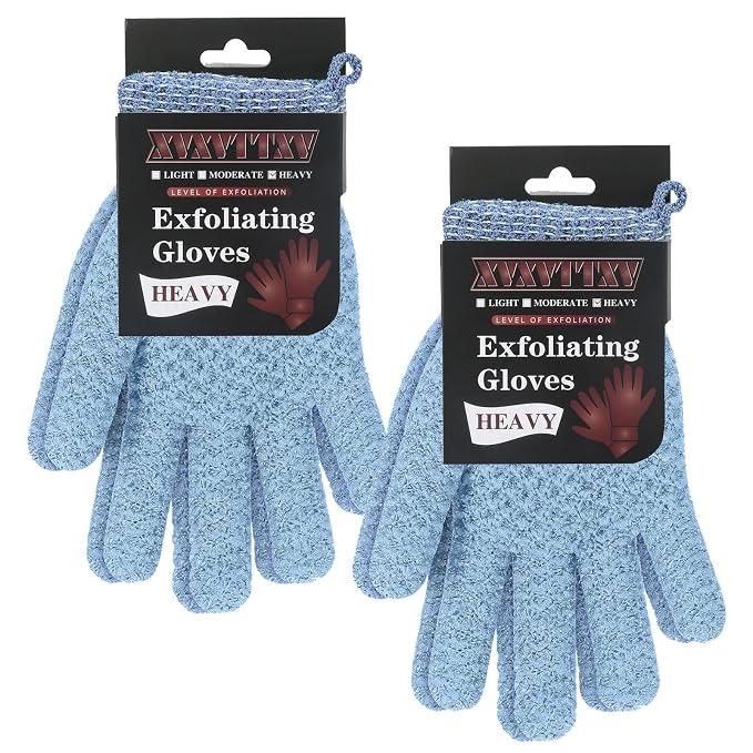 Exfoliating Dual Texture Bath Gloves by Unknown