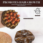 Wooden Scalp Massager, Manual Scalp Massage Comb - Image 5