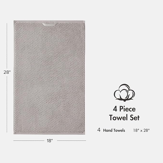 Madison Park 4-Piece Hand Towel Set - Image 9