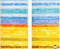 SEMAXE Colorful Striped Bath Towel, 100% Cotton Bath Towel by SEMAXE
