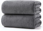 Lumimi Towels 2 Piece Soft Microfiber Bath Towel Set Salon Gym Yoga Travel by Lumimi