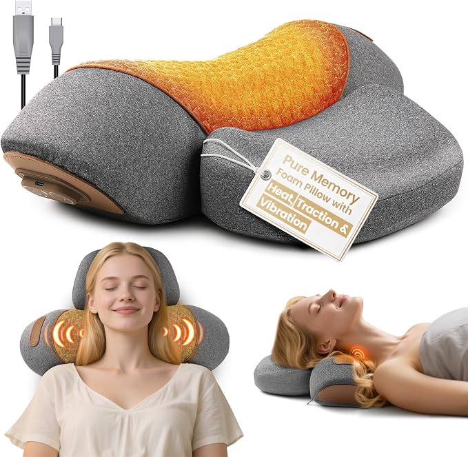 3-in-1 Neck Massager Pillow, Neck Massager by Leedpart