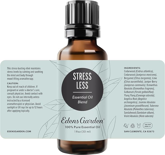 Edens Garden Stress Less Essential Oil Blend- 100% Pure Premium Grade, - Image 9