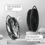 Set of 3 Silicone Body Scrubber Loofah Soft Exfoliating Body Bath Shower - Image 3