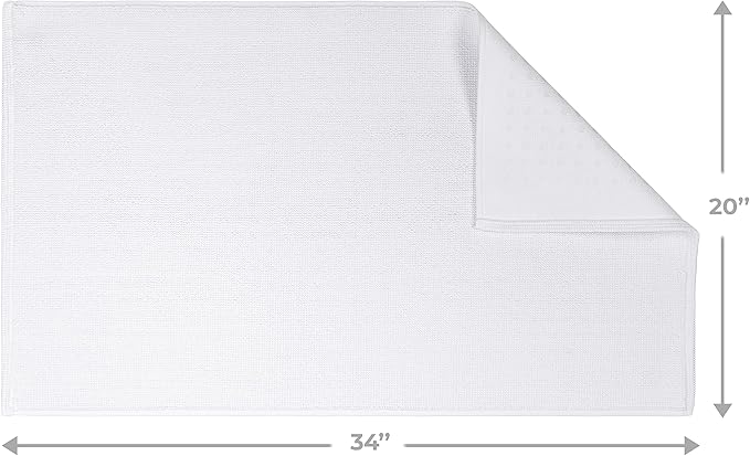 Cotton Paradise 100% Cotton Non Slip Bath Mats - Image 3