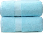 Fluffy Cotton Bath Towels Set650GSM, 2-Piece Set, Thickened and Enlarged by Weierduosi