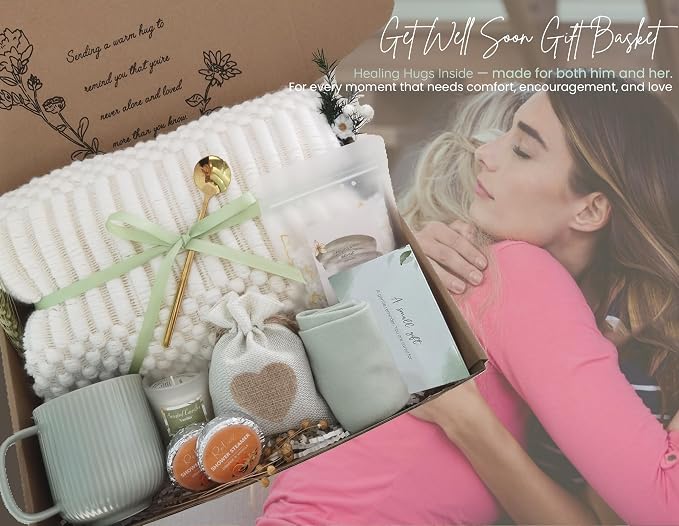 Get Well Soon Gift Basket- Relaxation, Mothers Day /Self Care Package, After - Image 6