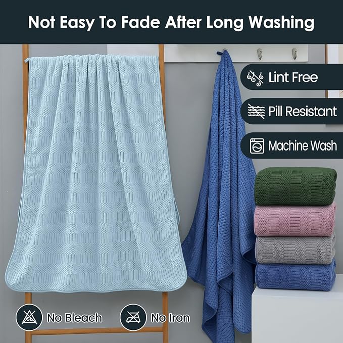 JML Microfiber Bath Towels, Large Bathroom Towel - Image 6