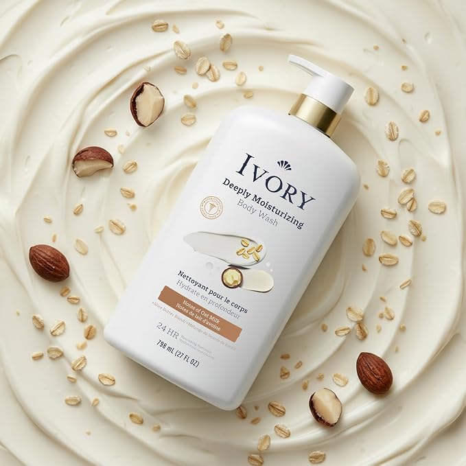 Ivory Body Wash, Deeply Moisturizing, 24hr Nourishing Hydration, Soothes Itchy - Image 9