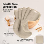 6-Pack Baby Washcloths – Soft Absorbent Viscose from Bamboo Washcloths - Image 4