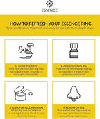 Essence Wearable Aromatherapy Nasal Diffuser – Lemon Essential Oil Nose Ring - Image 5