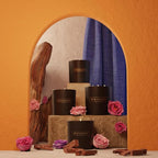 Benevolence LA 3 Wick Candle, Rose & Sandalwood Large Scented Candle | Soy - Image 5