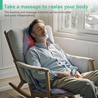 Snailax Back Massager with Heat, Vibration Massage Seat Cushion with 6 - Image 4