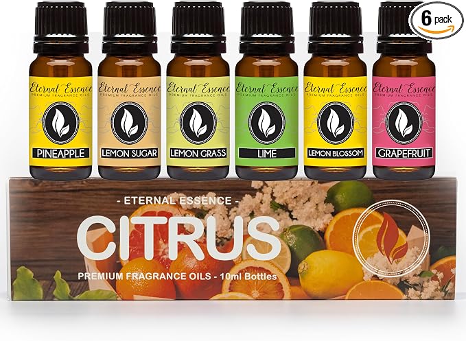 Eternal Essence Oils Citrus Set of 6 Premium Fragrance Oils by EternalEssenceOils