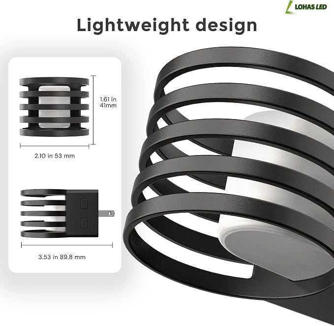 L LOHAS LED Night Light, 2 Pack 3CCT Night Lights Plug into Wall, - Image 5