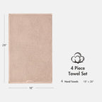 Madison Park 4-Piece Hand Towel Set - Image 9