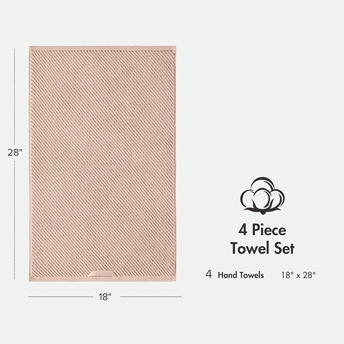 Madison Park 4-Piece Hand Towel Set - Image 9