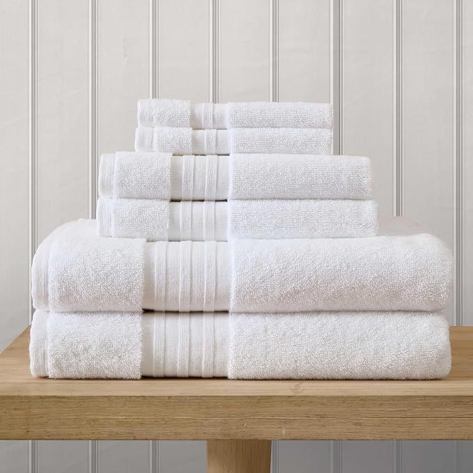 Martha Stewart - Bath Towels, Soft & Absorbent 100% Cotton Towels, Plush 700 GSM - Image 7