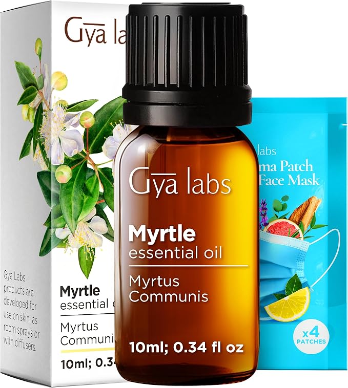 100% Pure Myrtle Essential Oil by GyaLabs
