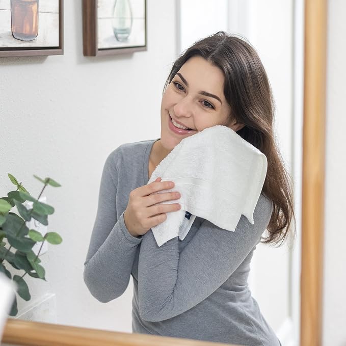 Washcloth Linen Set Premium Original Turkish Cotton, Hotel Quality - Image 2
