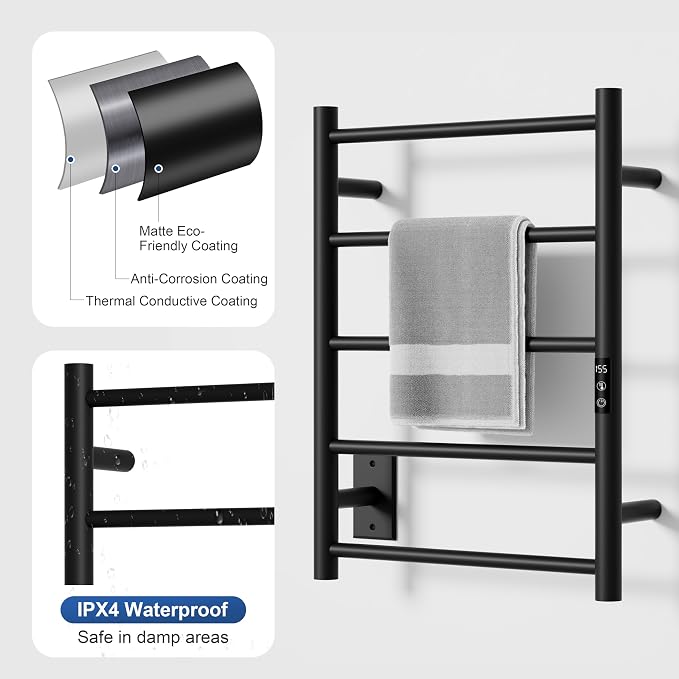 Heated Towel Racks, Towel Warmer Rack - Image 3