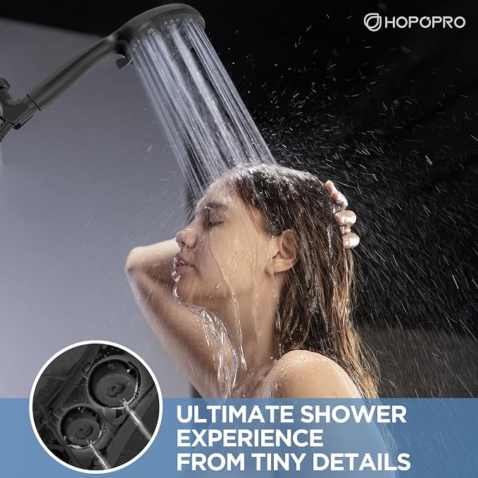 6-Mode High Pressure Handheld Shower Head Set, Consumer Reports Recommended - Image 3