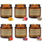 6 Pack Candles for Home Scented Aromatherapy Candle Gift Set for Women Soy Wax - Image 2