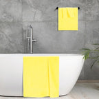 BOUTIQUO Ultra Soft 3 Pack Cotton Towel Set, Contains a Bath Towels 28x55 inch - Image 5